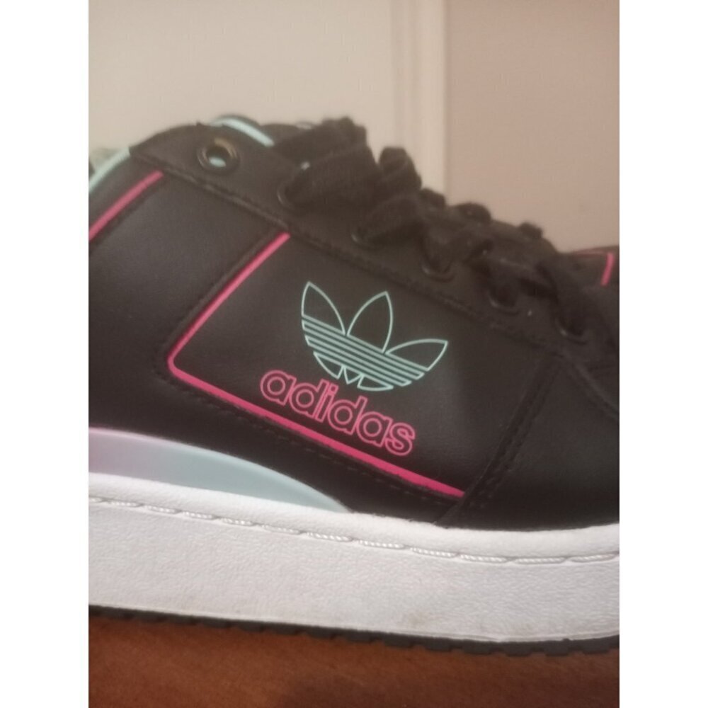 Adidas Forum Bold Black Womens GY4667 Tennis Shoes Sneakers Sz 10 - Picture 6 of 16